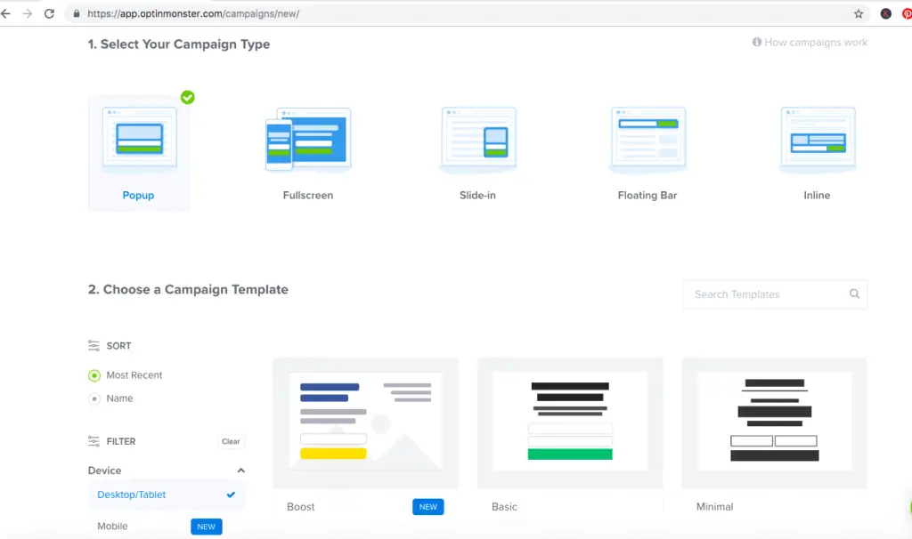 HOW TO SET UP OPTINMONSTER EXIT INTENT® OPTIN FORM