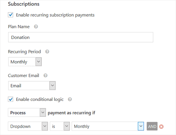 Payments Plugin For WordPress & Recurring Payments | WPForms