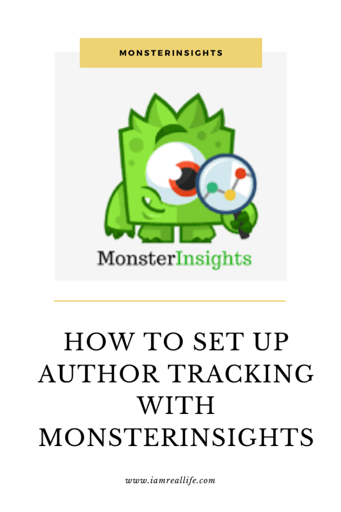 HOW TO SET UP AUTHOR TRACKING WITH MONSTERINSIGHTS