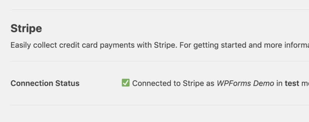 WPForms Stripe Payment addon