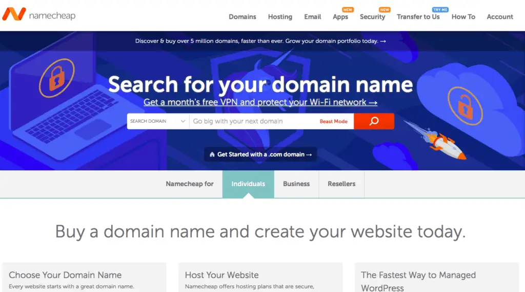 NAMECHEAP HOME - Best Web hosting