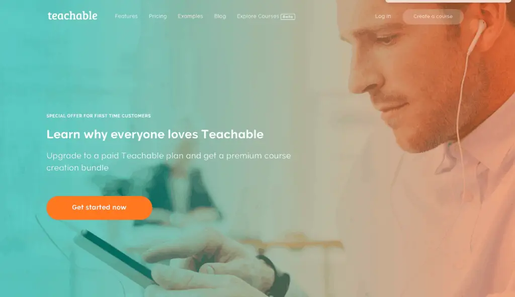 TEACHABLE HOME PAGE - ONLINE COURSE PLATFORMS