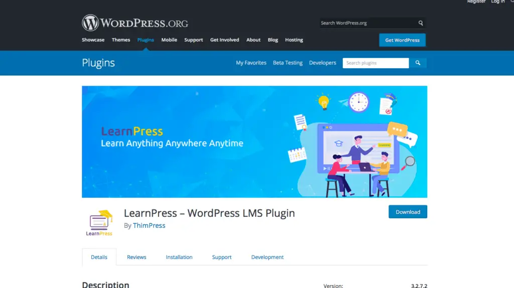 Learn Press LMS plugin