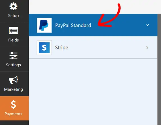 PayPal payment addon for WPForms