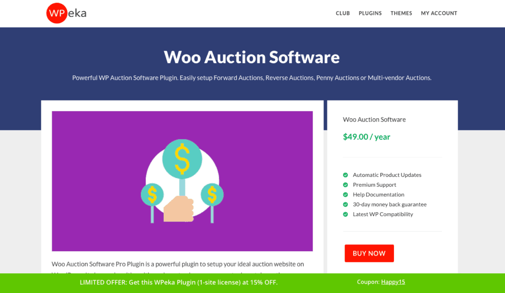 woo auction software