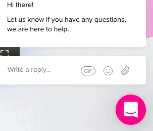 live chat on a website