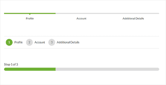 WPForms progress bar