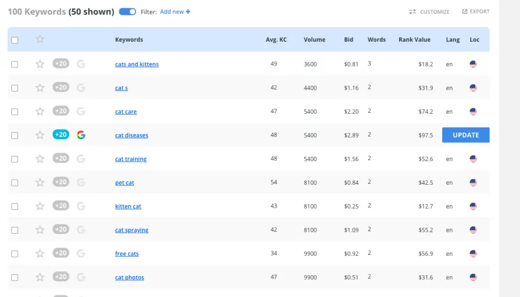 How to Find a Micro Niche Keyword - example