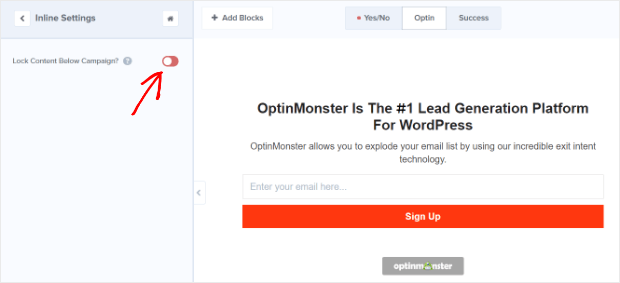 OptinMonster - tutorial - content gating