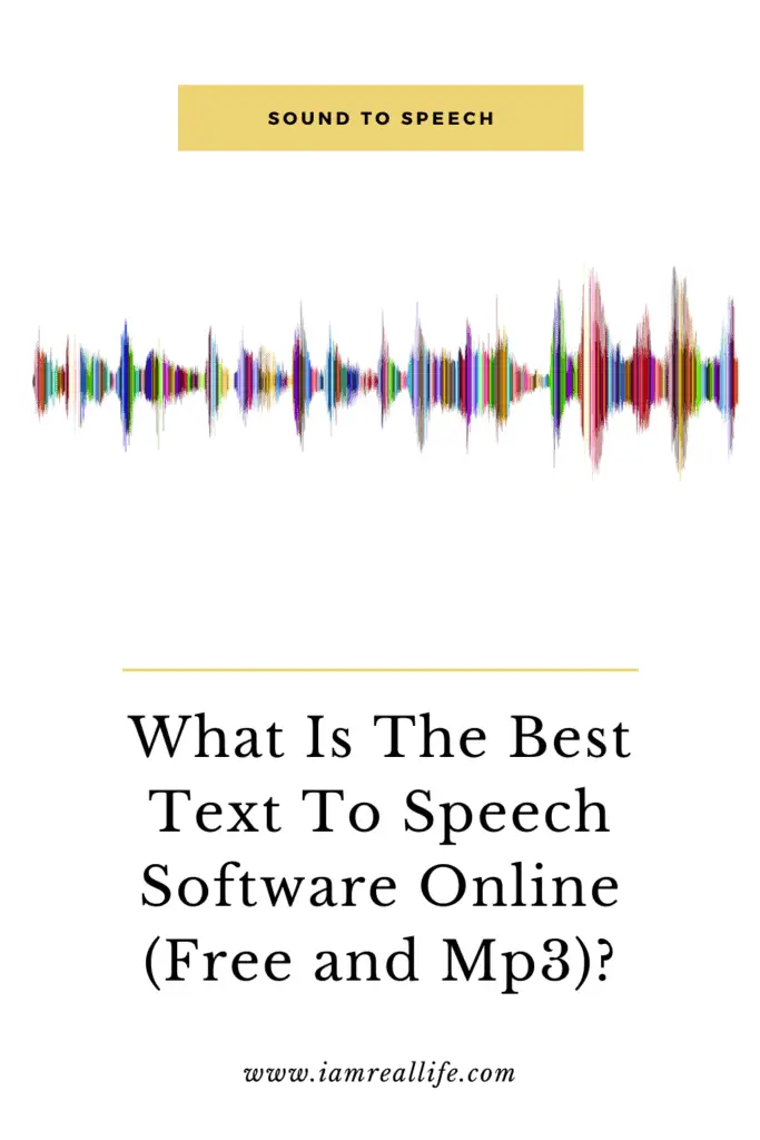 Best Text to speech softwares - PIn for pinteres