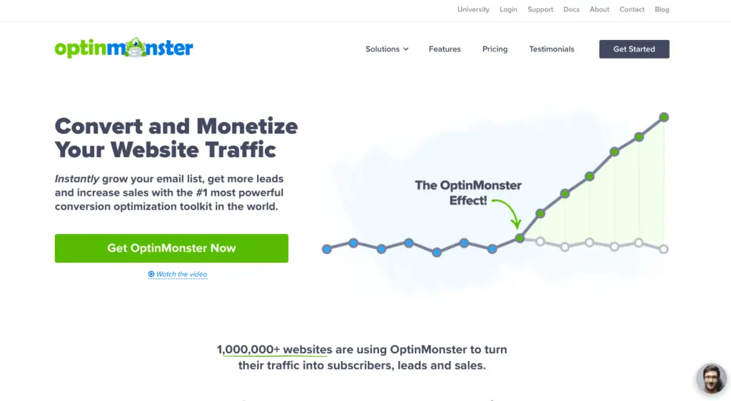 OptinMonster HomePage -How to use the Zeigarnik effect in marketing