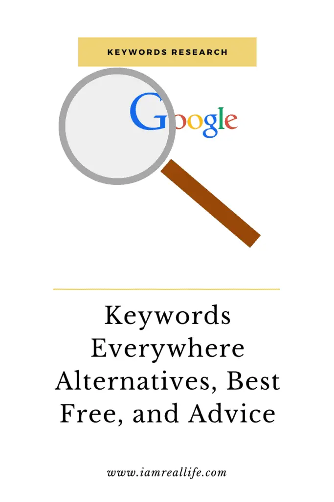 Keywords Everywhere Alternatives - Pinterest Pin