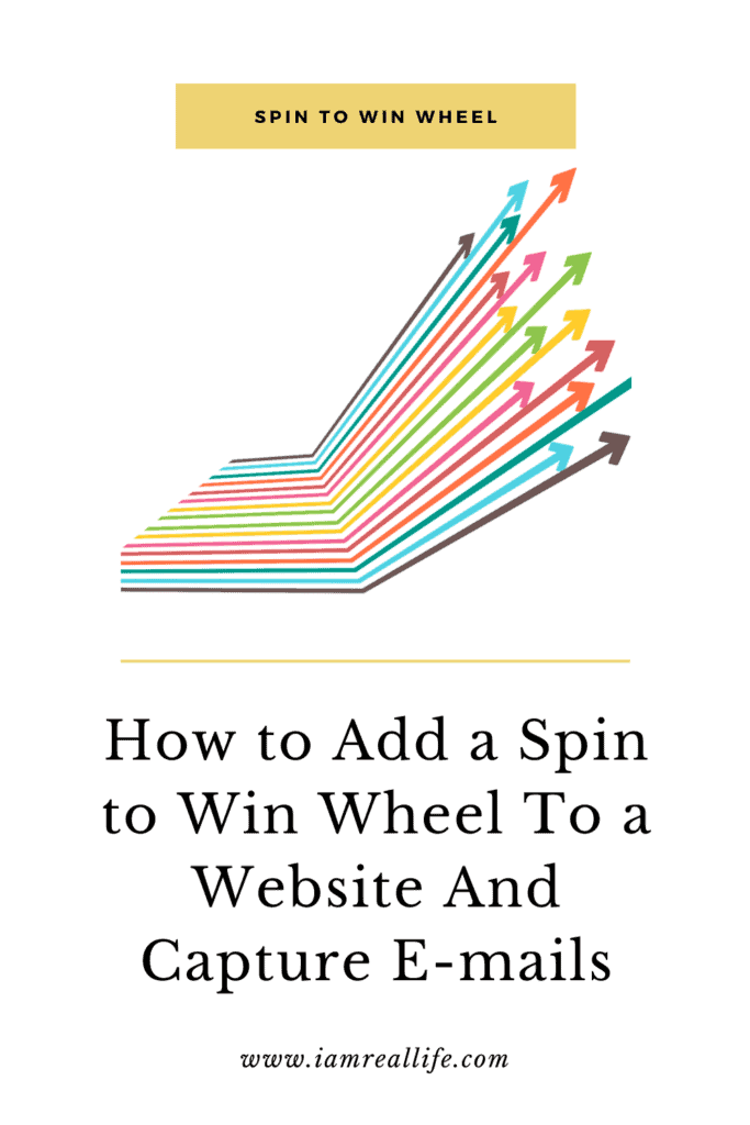 How to Add a Spin to Win Wheel To a Website - Pinterest Pin