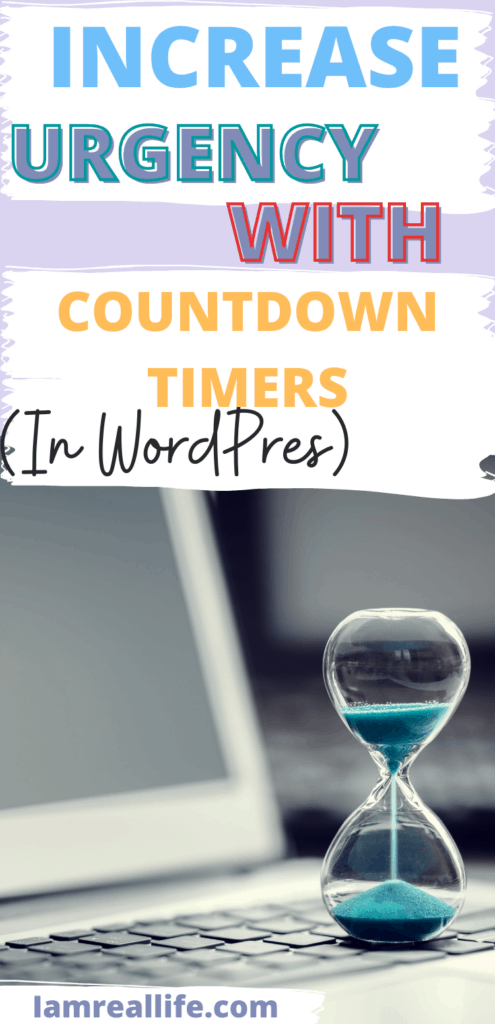 The countdown timer in WordPress