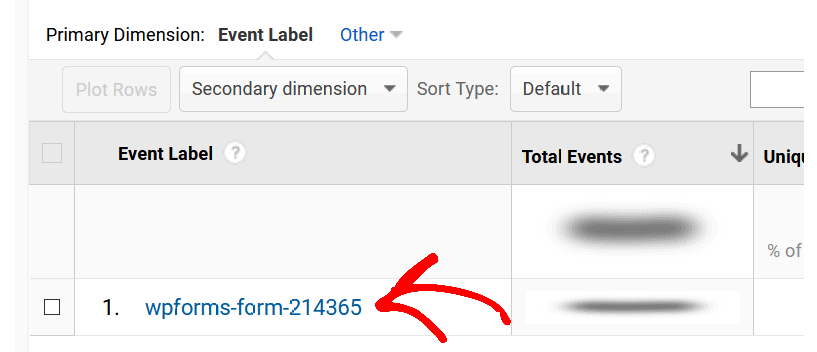 Form conversion tracking in Google Analytics
